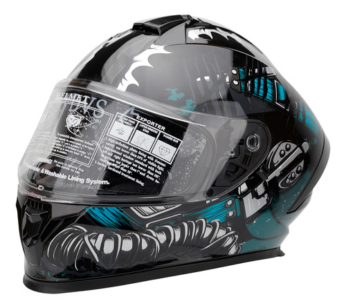 Casco De Seguridad Flip Face Four Seasons Visor Rider Up Coo