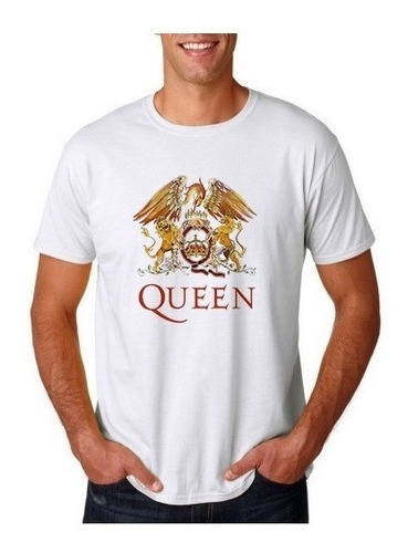 Polera Freddie Mercury Queen Logo Unisex Hombre Mujer  