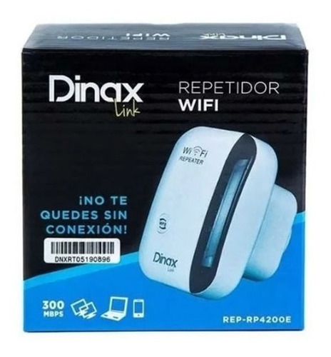Repetidor Wifi Dinax 300 Mbps Amplificador Extension