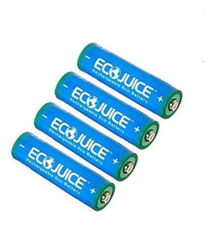 Imagen 1 de 3 de Pilas Baterias Aa Recargables Micro Usb 4 Unidades Tienda