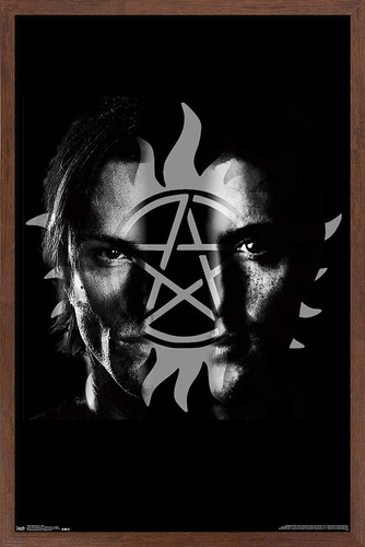 Supernatural - Póster De Pared Dividida, 22.375  X 34 ...