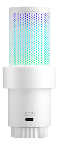 Microfone Cardioide Sem Fio Rgb Para Jogos Comica Uni Pro(d)