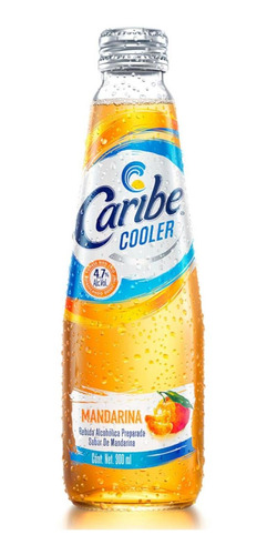 Pack De 24 Licor Caribe Cooler Mandarina 300 Ml