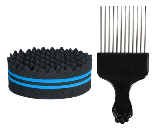 Peine Y Cepillo De Esponja Para Cabello