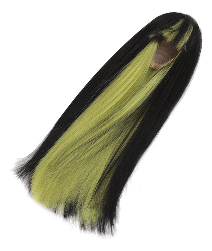 Pelucas De Muñeca Largas, Rectas, De Doble Color, De Simulac