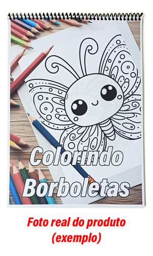 Caderno Com 50 Desenhos Para Colorir Tratores - Tamanho A4 (21x29,7cm) #121