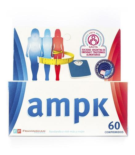 Ampk X 60 Comprimidos - Disminuye La Sensación De Hambre.