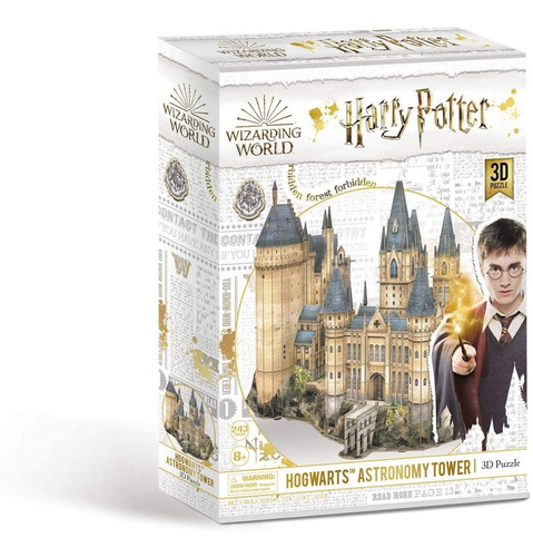 Puzzle 3d Harry Potter - Torre De Astronomía - Cubicfun