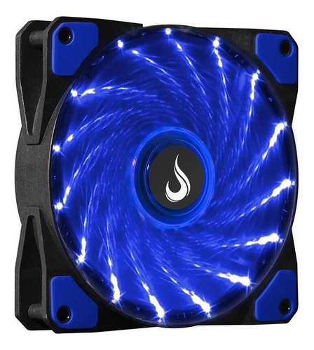 Cooler Fan Rise Mode Wind W1, 120mm, Led Azul - Rm-wn-01-bb