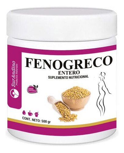 Fenogreco Semilla Suplemento Nutricional Salud Femenina 500g