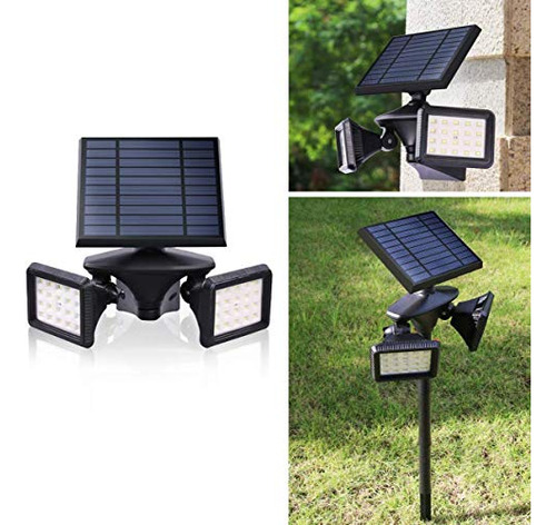 Lámpara Solar Egreat Para Exteriores, Luz Led De Seguridad C