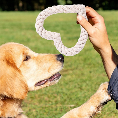 Juguete Para Perros Con Cuerda En De Corazón Juguete Con Cue