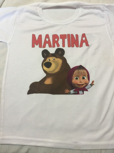 Remera Masha Y El Oso