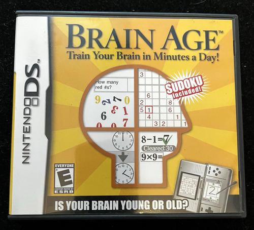 Videojuego Brain Age Train Your Brain Nintendo Ds Usado (Usado)