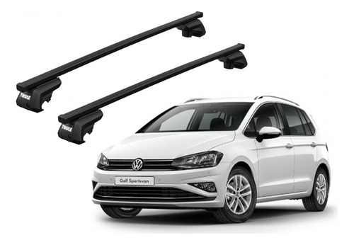 Barras Thule Volkswagen Golf Sportsvan 14-20 Re / Square Evo