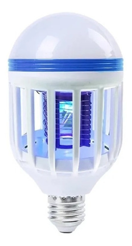 Foco Mata Mosquitos Led Luz Blanca 12w Ultravioleta E27 Blanco Frío