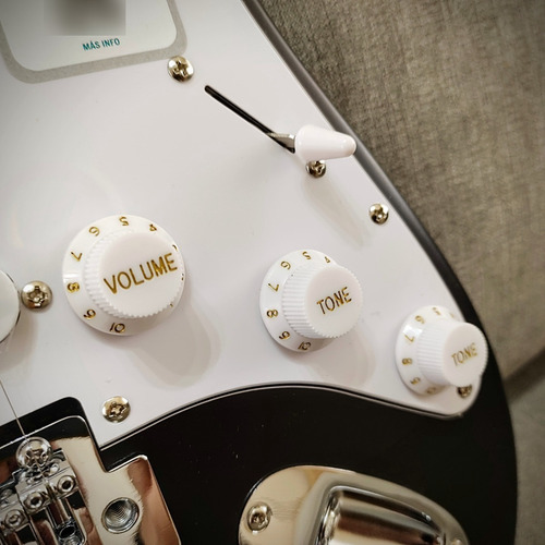 Imagen 5 de 10 de Guitarra Eléctrica Newen St Black
