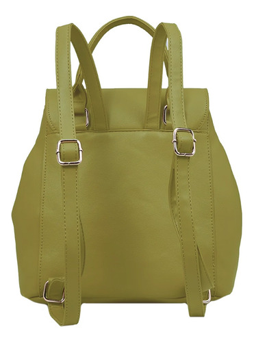 Mochila Cartera Eco Cuero Dama Fashion Original Colores
