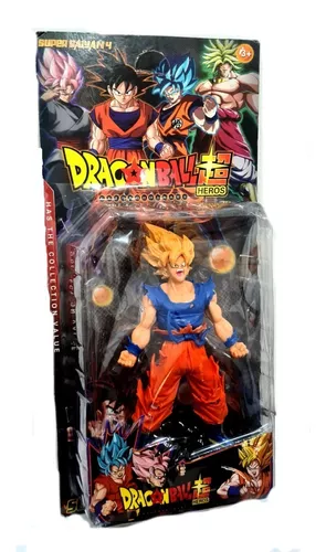 Boneco Goku Black Dragon Ball Figura De Ação 20cm Resina