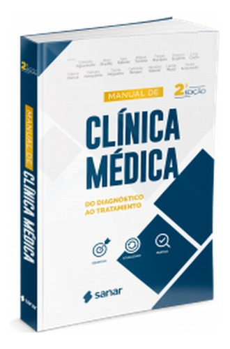 Livro Manual De Clínica Médica 2ª Edição Sanar Medicina 2020