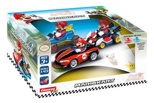 Carrera Play Pull&speed Mario Kart - Mario 3pack