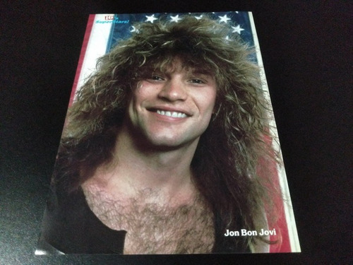 (bj180) Jon Bon Jovi * Tiffany * Mini Poster Pinup 28 X 21