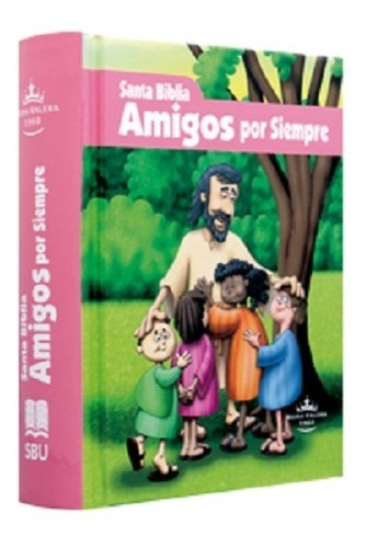Imagen 2 de 5 de Biblia Amigos Por Siempre Rvr1960 Tapa Dura Rosa (niños)