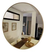 Comprar Espejo Redondo 60 Cm Circular Decorativo Marco Blanco Pvc Cuantoarte Ideal Baño Living Premium Duradero Resistente Para Pared Showroom Vestibulo Recibidor Dormitorio Galeria Estilo