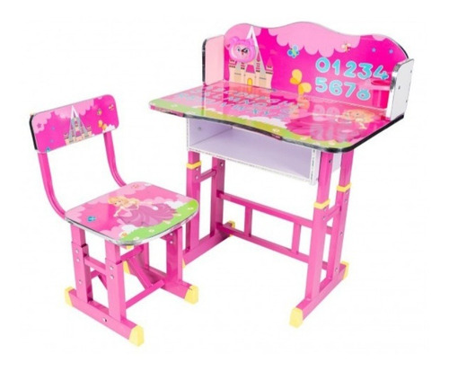 Imagen 3 de 5 de Mesa Para Niños Escritorio De Tareas