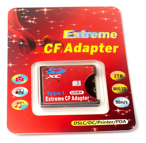 Adaptador De Tarjeta Cf Sd A Flash Card Card Card Compact