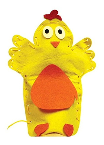 Marioneta De Mano Diseño De Ave Amarillo Marca Pyle