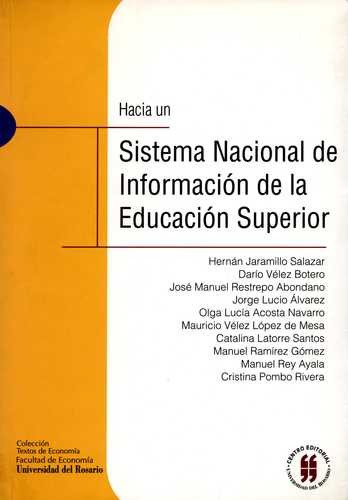 Libro Hacia Un Sistema Nacional De Información De La Educac