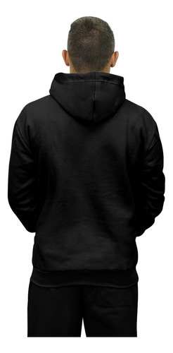 Blusa Masculina Moletom Casaco Blusão Canguru Azul Bebe Frio