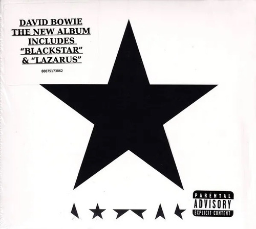 David Bowie - Cd Blackstar - Europeu - Digipak