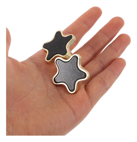 Pomos De Puerta Decorativos De Metal En Forma De Estrella, 2