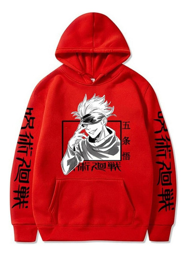 Jujutsu Kaisen Sudadera Con Capucha Hip Hop Anime Pullovers