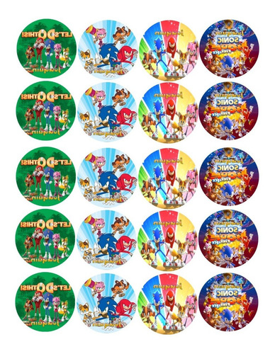 2 Obleas P/pastel Y 50 Toppers Cupcakes Personaje A Elegir