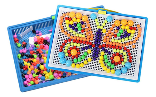 Tablero Perforado De Mosaico A Juego Para Niños Y Niñas De