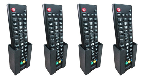 4 Soportes  Para Control Tv O Aire Sencillo