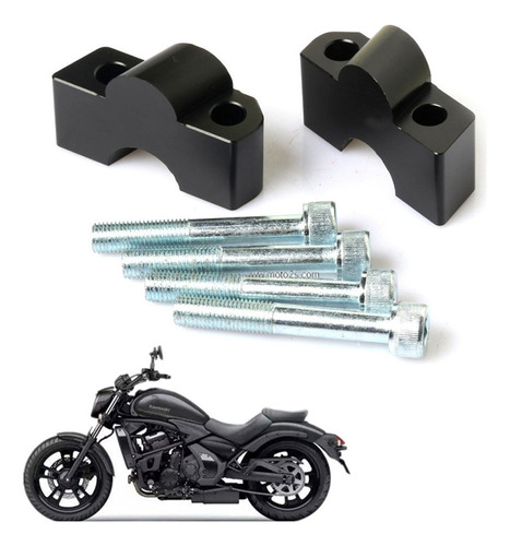 1 Riser De Guidão De Motocicleta Para Kawasaki Vulcan S 650