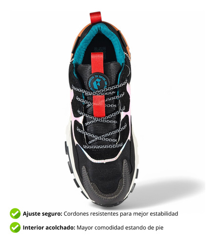 Zapatillas Mujer Plataforma Urbanas Moda Filament Grous