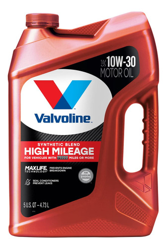 Valvoline Alto Kilometraje Con Maxlife Technology Sae 10w-30