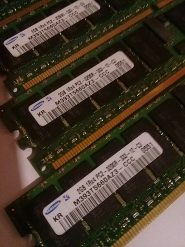 Memoria Ram Para Servidor Ddr2 Pc2 3200r 333 Ccc 2gb Samsung