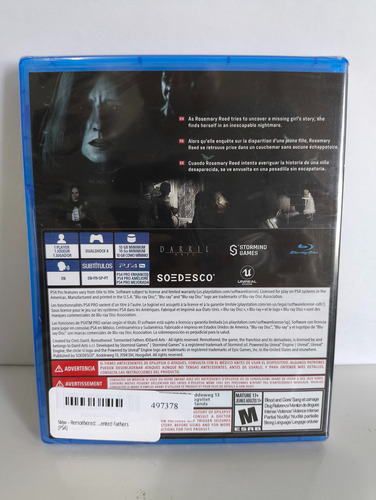 Remothered Tormented Fathers - Ps4 - Lacrado