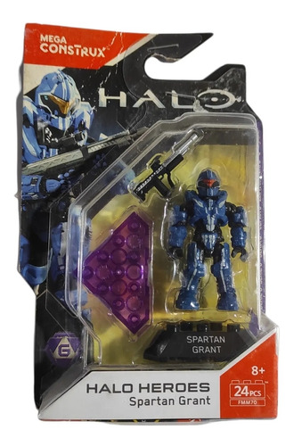 Halo Mega Construx Serie 6 Spartan Grant Héroes Mattel 