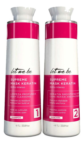 Kit Progressiva Supreme Mask Keratin 1l - Let Me Be