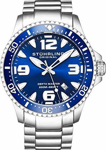 Stuhrling Original Reloj Suizo De Cuarzo, De Acero Inoxidabl