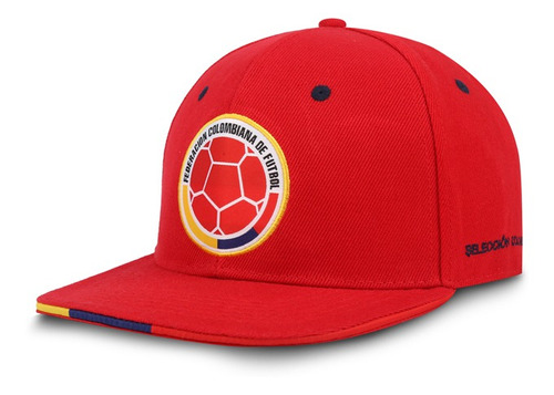 Gorra Selección Federación Colombiana De Fútbol Oficial Rojo