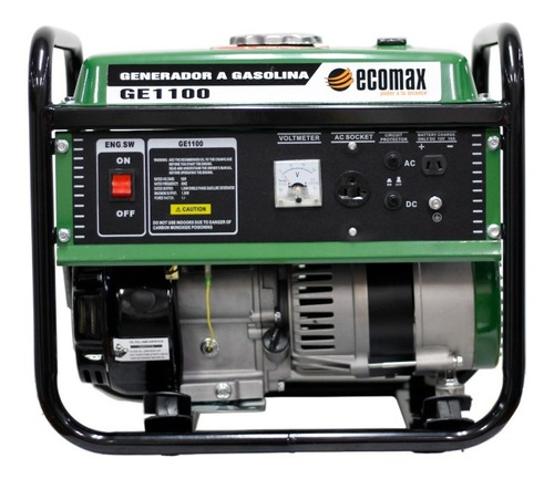 Planta Eléctrica Gasolina Ecomax Ge1100 De 1.1 Kw