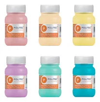 Comprar Set Pinturas Acrilicas Politec Colores Pastel 100ml Pintar